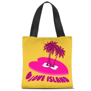 Tas Tote Fullprint Love Island