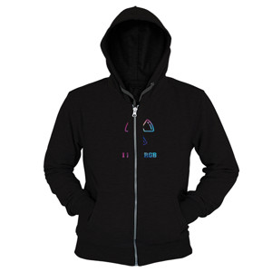 Hoodie Zipper I Love RGB