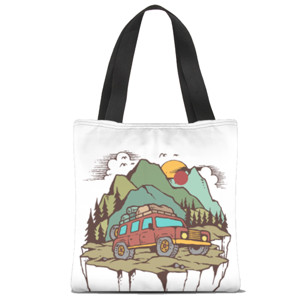 Tas Tote Fullprint adventure