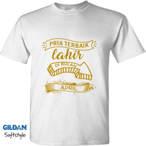 Kaos Bulan Kelahiran - April
