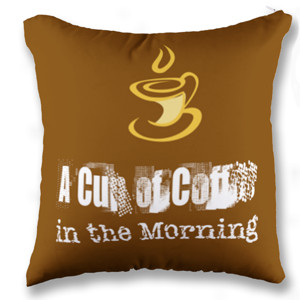 Bantal A cup of coffee in the morning