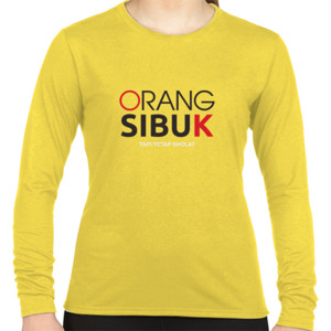 Kaos wadjugee - orang sibuk