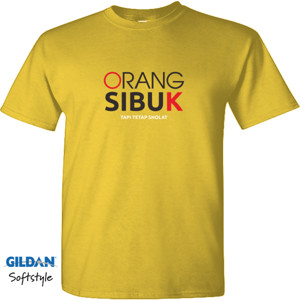 Kaos wadjugee - orang sibuk