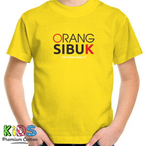 Kaos wadjugee - orang sibuk
