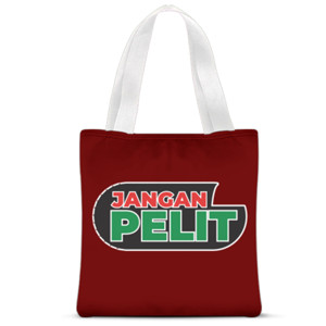 Tas Tote Fullprint Jangan Pelit