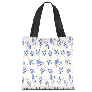 Tas Tote Fullprint Bunga