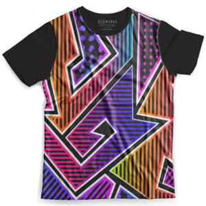 Kaos Fullprint Colored cloth geometric