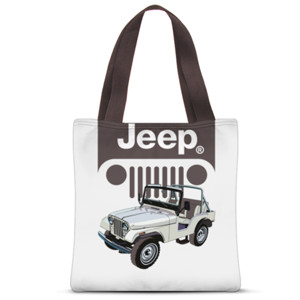 Tas Tote Fullprint Tote Bag Jeep Abu Muda