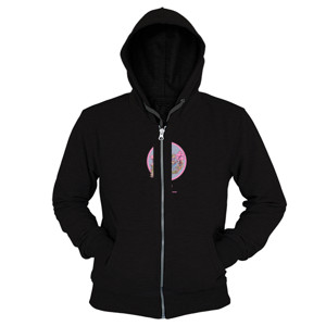 Hoodie Zipper Simple Art - Garden of Peace 2