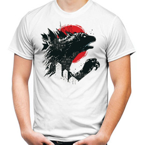 Kaos Godzila jappan Desain