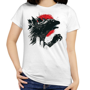 Kaos Godzila jappan Desain