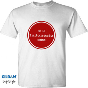 Kaos INDONESIA Harga Mati