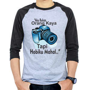 Kaos Raglan Raglan Fotorafer
