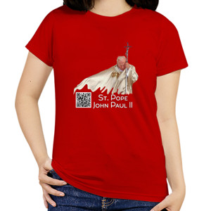 Kaos Wanita ST. POPE JOHN PAUL II