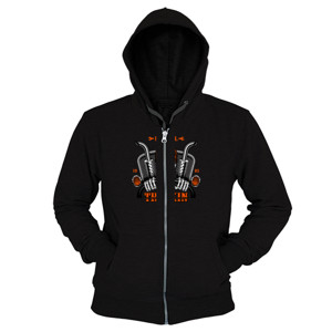 Hoodie Zipper Tengkorak Truk