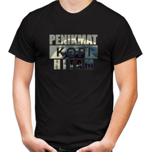 Kaos Penikmat Kopi Hitam