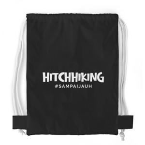 Tas Serut Fullprint Drawstring Bag HITCHHIKING #SAMPAIJAUH