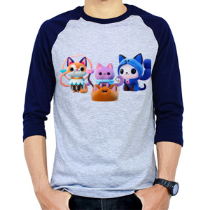 Kaos Raglan Kaos Bayi Kucing Lucu