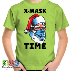 Kaos X-Mask Time - Kaos Natal Lucu