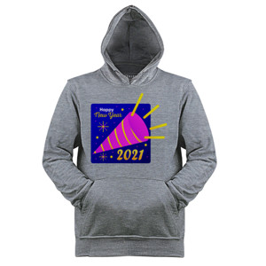 Jaket Hoodie Year 2021 Happy