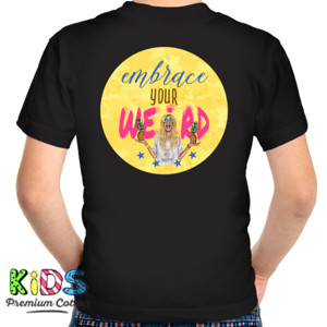Kaos Embrace Your Weird, 2 nanas (yellow moon)
