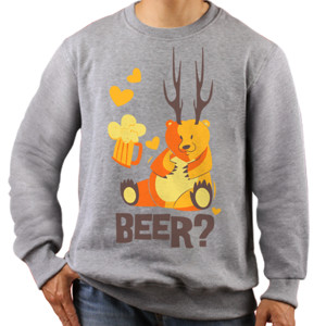 Jaket Sweater Bear Beer