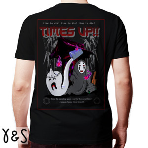 Kaos Hantu Chibi Illustrasi