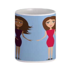 Mug Gadis senang berdua