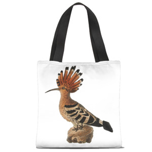 Tas Tote Fullprint burung di atas pohon