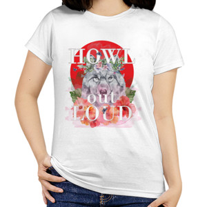 Kaos Howl Out Loud, Wolf on red moon