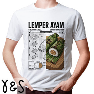 Kaos Kaos Lemper Ayam Kuliner Tradisional