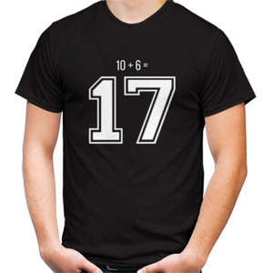 Kaos KAOS HUMOR 10 + 6 = 17