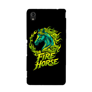 Fire Horse T-Shirt | Flaming Horse Artwork | Stree Casing HP