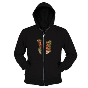 Hoodie Zipper ONE TREE, ONE LIFE ORANGUTAN CONSERVATION