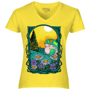 Kaos Frog Chill Sunset Vintage Frame