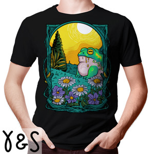 Kaos Frog Chill Sunset Vintage Frame