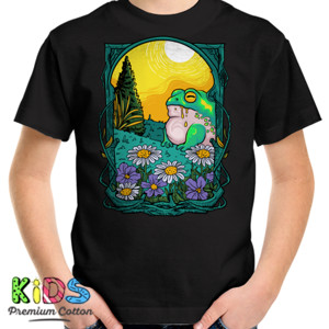 Kaos Frog Chill Sunset Vintage Frame