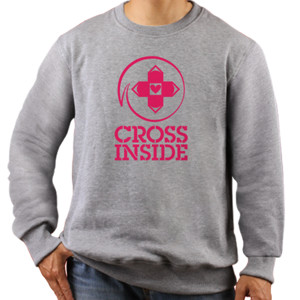 Jaket Sweater cross inside