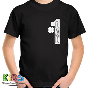 Kaos AYAH NUMBER ONE DAD DARK