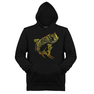 Jaket Hoodie Kaos Golden Fish (SB6R5)