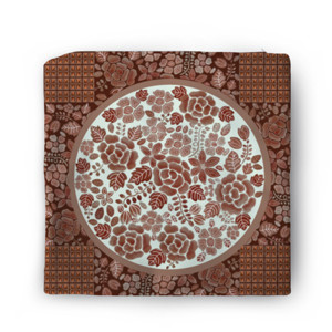 Sarung Bantal Marroni Dasar Dark Chocolate