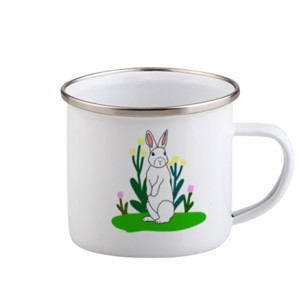 Mug Enamel Cute Rabbit 5