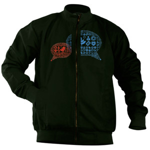 Jaket Bomber Kaos Twitter Illustration 2 (SB84M)