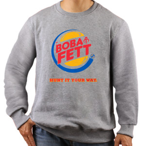 Jaket Sweater Kaos Burger King - Boba Fett (SB8EH)