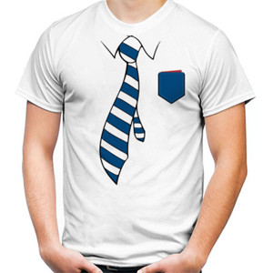 Kaos Kaos Dasi - Striped Blue Tie (SB8Y3)