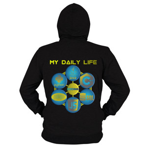 Hoodie Zipper Coding and programming jacket