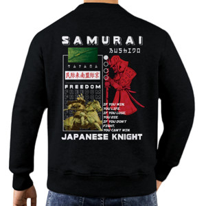 Jaket Sweater Samurai Streetwear Sweater Red Mango