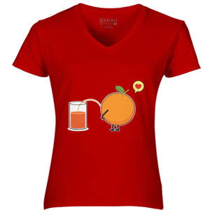 Kaos orange juice jus jeruk