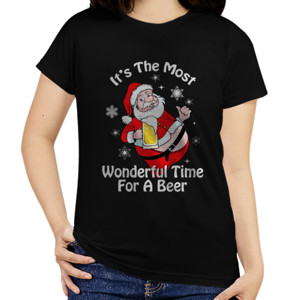 Kaos Christmas santa this time for beer - 2