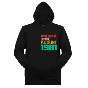 Jaket Hoodie August Black T-Shirt